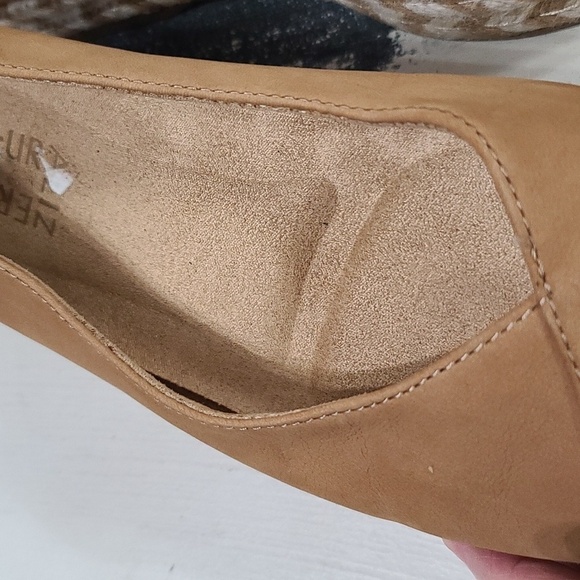 Naturalizer Talia Womens Espadrilles Shoes Caramel Leather Ankle Straps 8W GUC - Picture 14 of 15